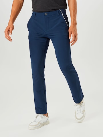 Regular Pantalon de sport ADIDAS GOLF en bleu : devant