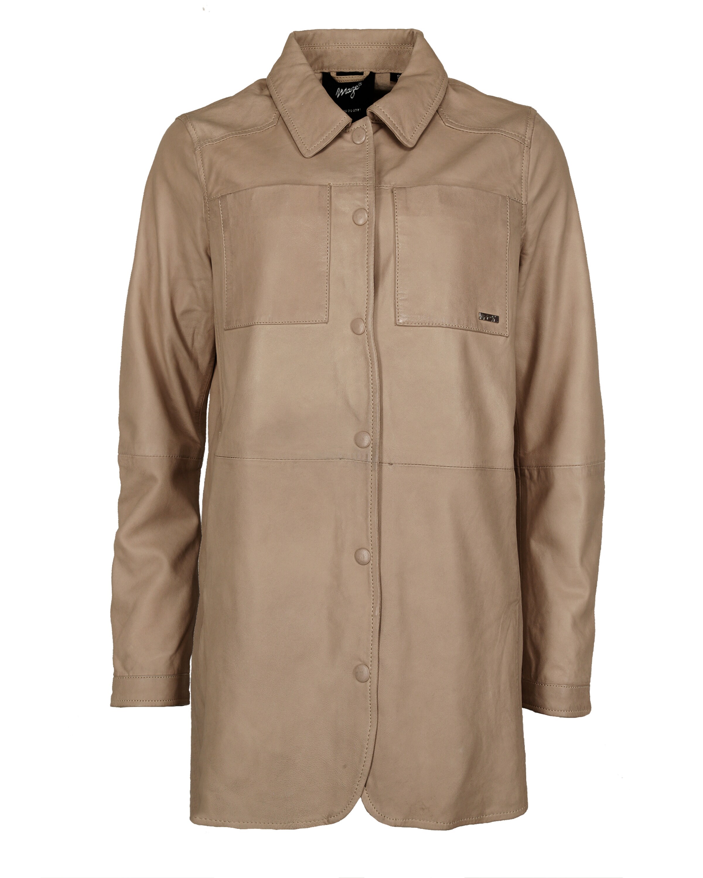 Maze Mantel '42020135' in Beige: Vorderseite