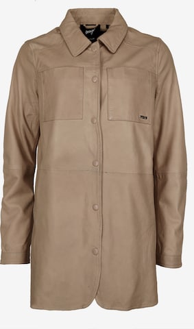 Manteau mi-saison '42020135' Maze en beige : devant