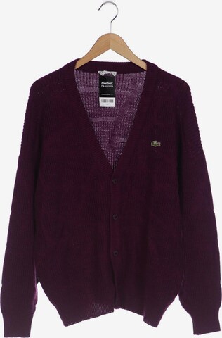 LACOSTE Sweater & Cardigan in XL in Purple: front