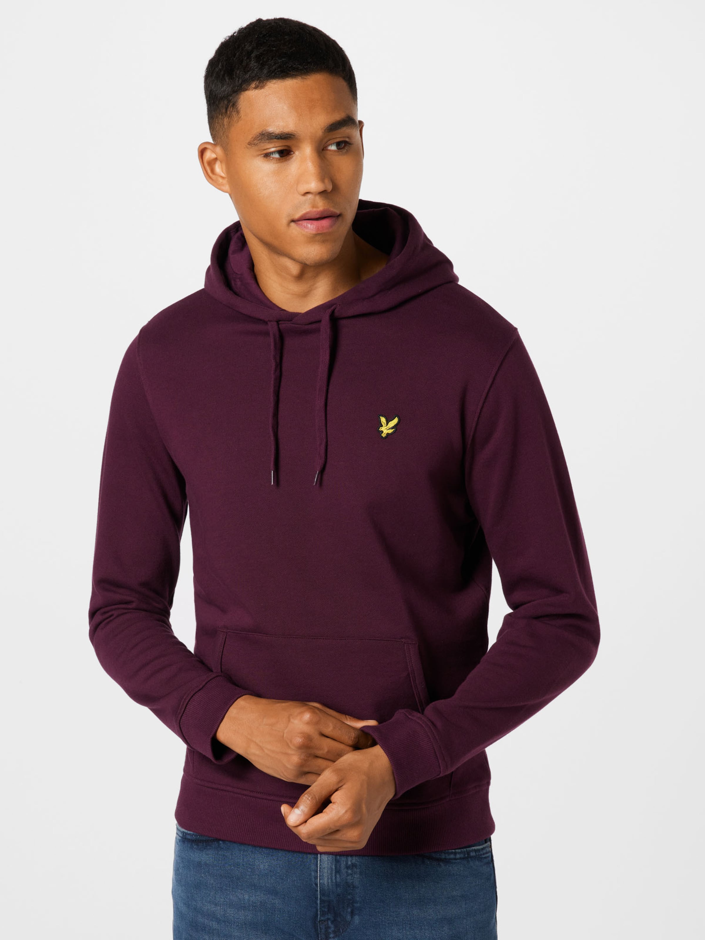 Lyle Scott Sweatshirt in Bordeaux ABOUT YOU