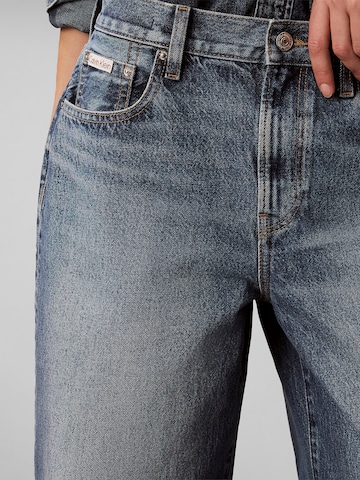 Wide Leg Jean Calvin Klein Jeans en bleu