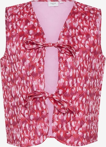 Gilet 'EvittaSZ' SAINT TROPEZ en rose : devant