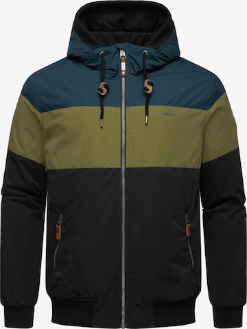 Ragwear Performance Jacket 'Jayce' in Green: front