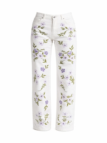 IT'S BASIC Loosefit Jeans 'LOOSE HIGH RISE JEANS' in Wit: voorkant