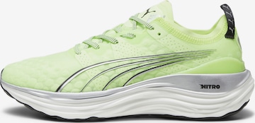 PUMA Loopschoen 'ForeverRun' in Groen: voorkant