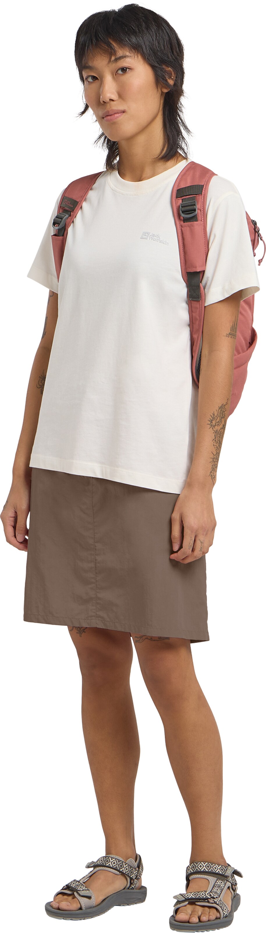 JACK WOLFSKIN Athletic Skorts in Brown