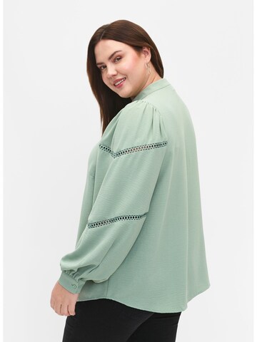 Zizzi - Blusa em verde