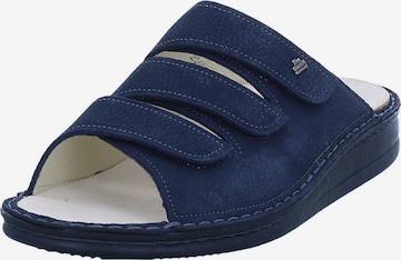 Finn Comfort Pantolette 'Korfu' in Blau: Vorderseite