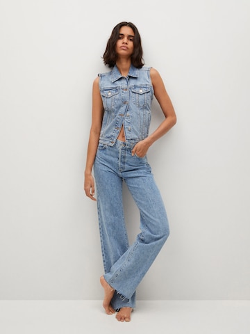 MANGO Wide Leg Jeans 'Nora' i blå