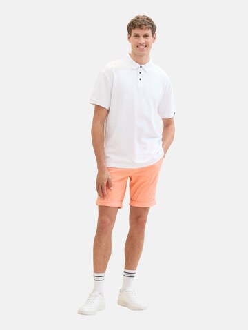 TOM TAILOR DENIM Slimfit Shorts in Orange