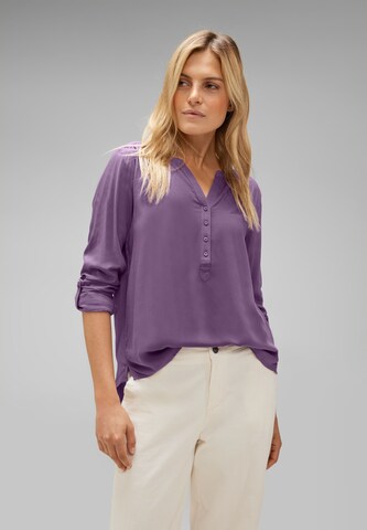 STREET ONE Bluse in Lila: Vorderseite