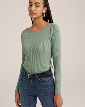 Pull-over WE Fashion en vert