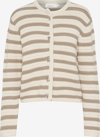 Cardigan KAREN BY SIMONSEN en beige : devant