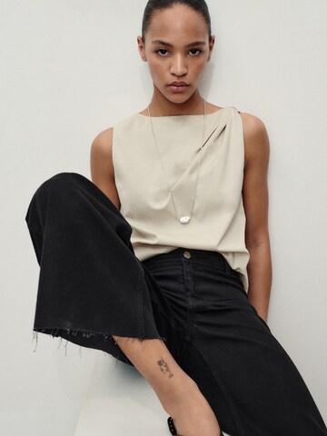 MANGO Loose fit Jeans 'CATHERIN' in Black