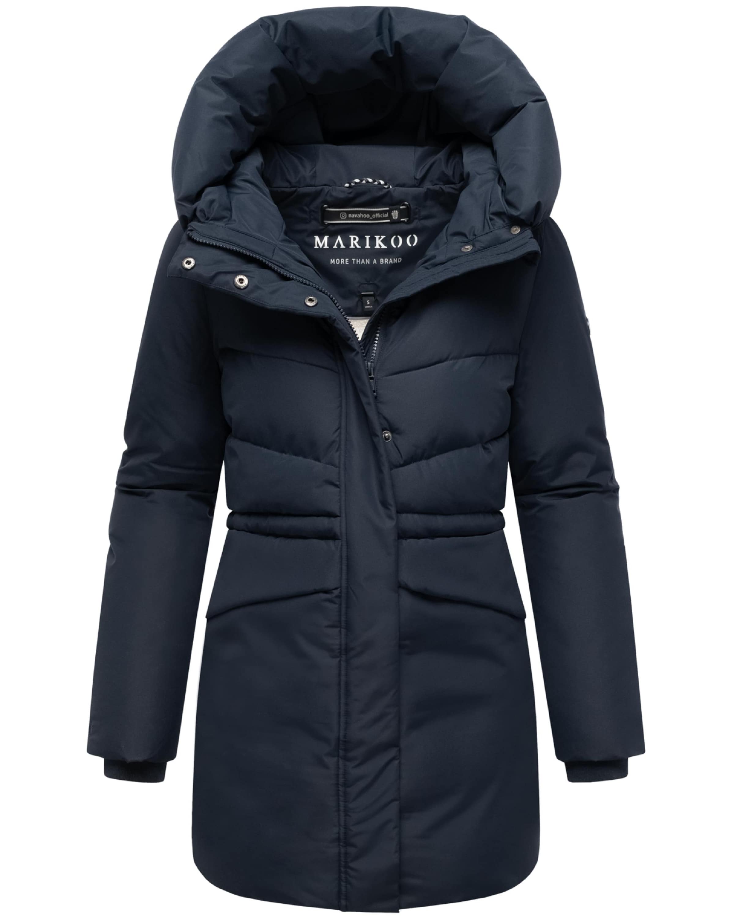 MARIKOO Zimný kabát 'Delilah 16' - Modrá: predná strana