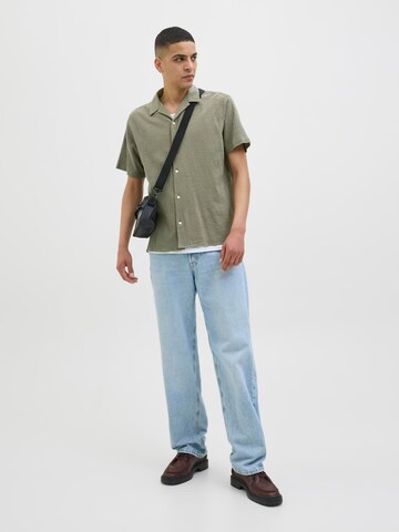 JACK & JONES Классический крой Рубашка 'JORLuke' в Зеленый