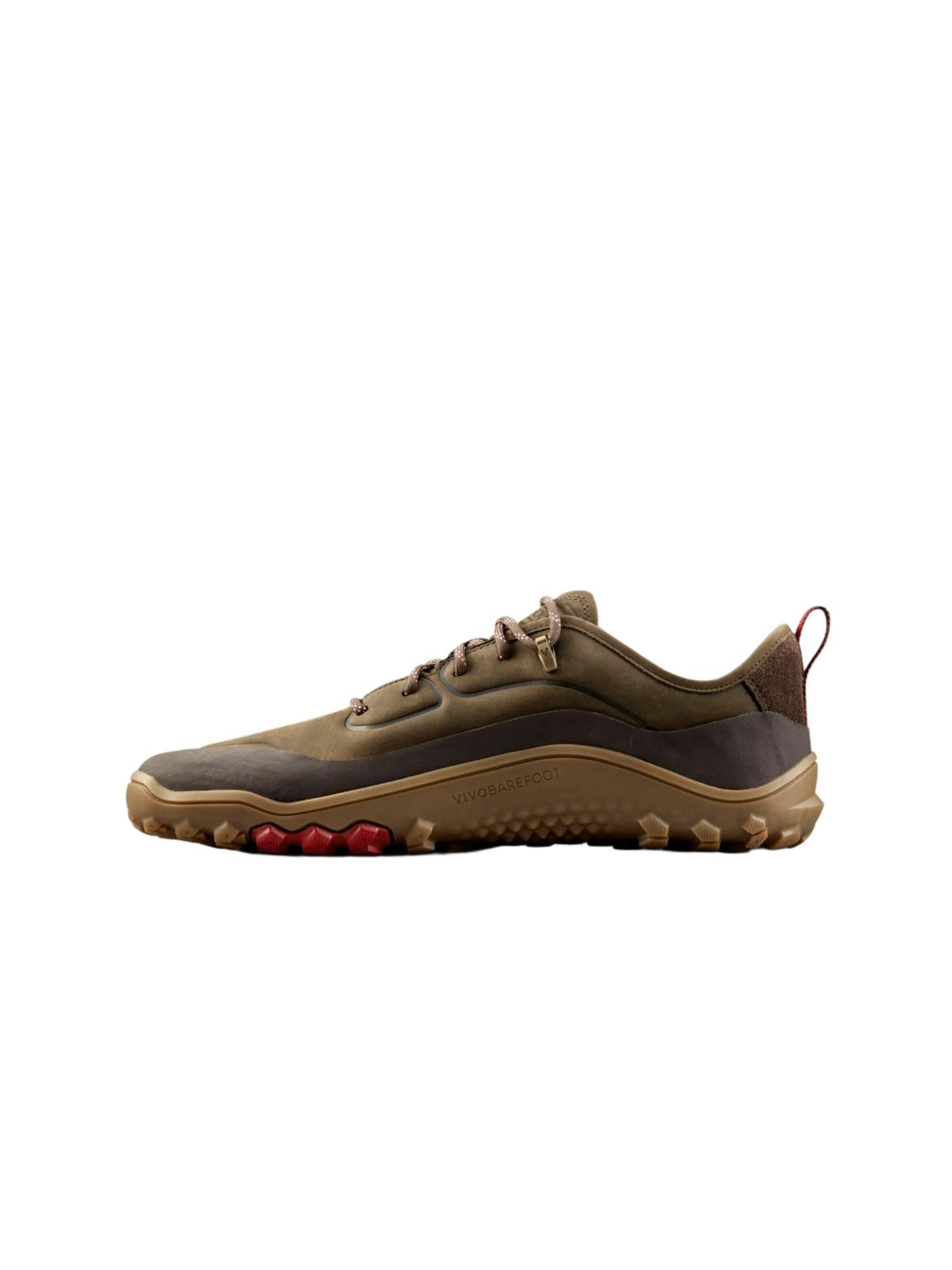 Vivo Barefoot Flats 'TRACKER LEATHER AT LOW' in Brown: front