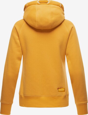 NAVAHOO Sweatshirt 'Liebesmäuschen' i gul