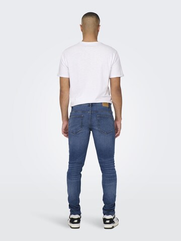 Coupe slim Jean 'ONSLoom' Only & Sons en bleu