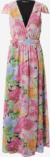 Nasty Gal Haljina u svijetloplava / svijetlozelena / svijetlonarančasta / prljavo roza, Pregled proizvoda