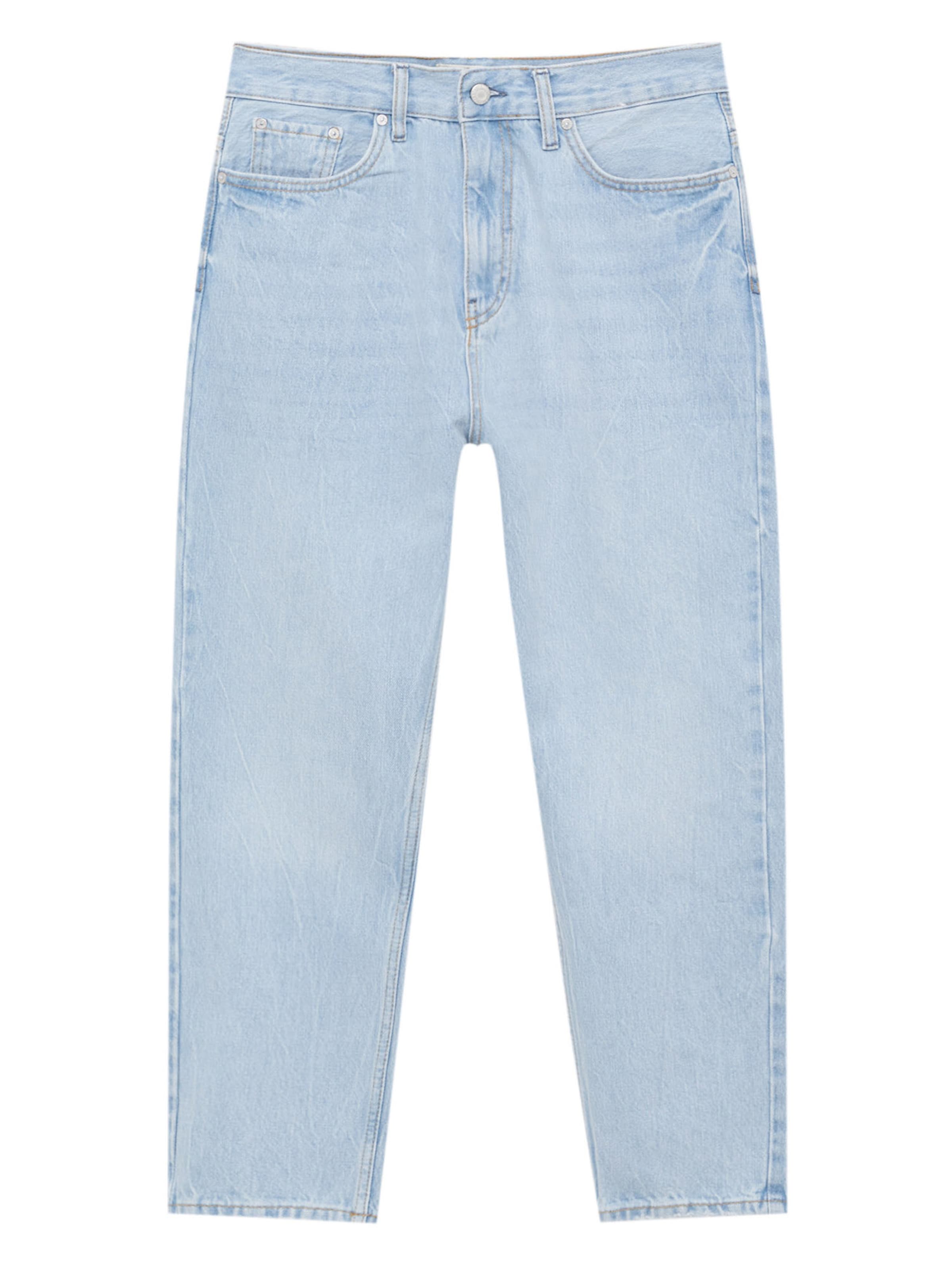 Pull&Bear Loosefit Jeans in Blau: Vorderseite
