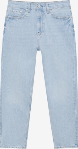 Pull&Bear Loosefit Jeans in Blauw: voorkant