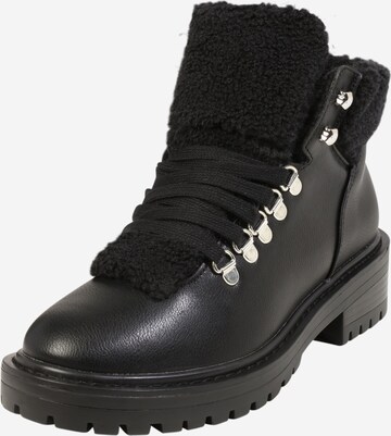 ONLY Lace-Up Ankle Boots in Black: front