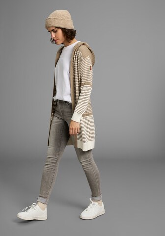 KangaROOS Strickjacke in Beige