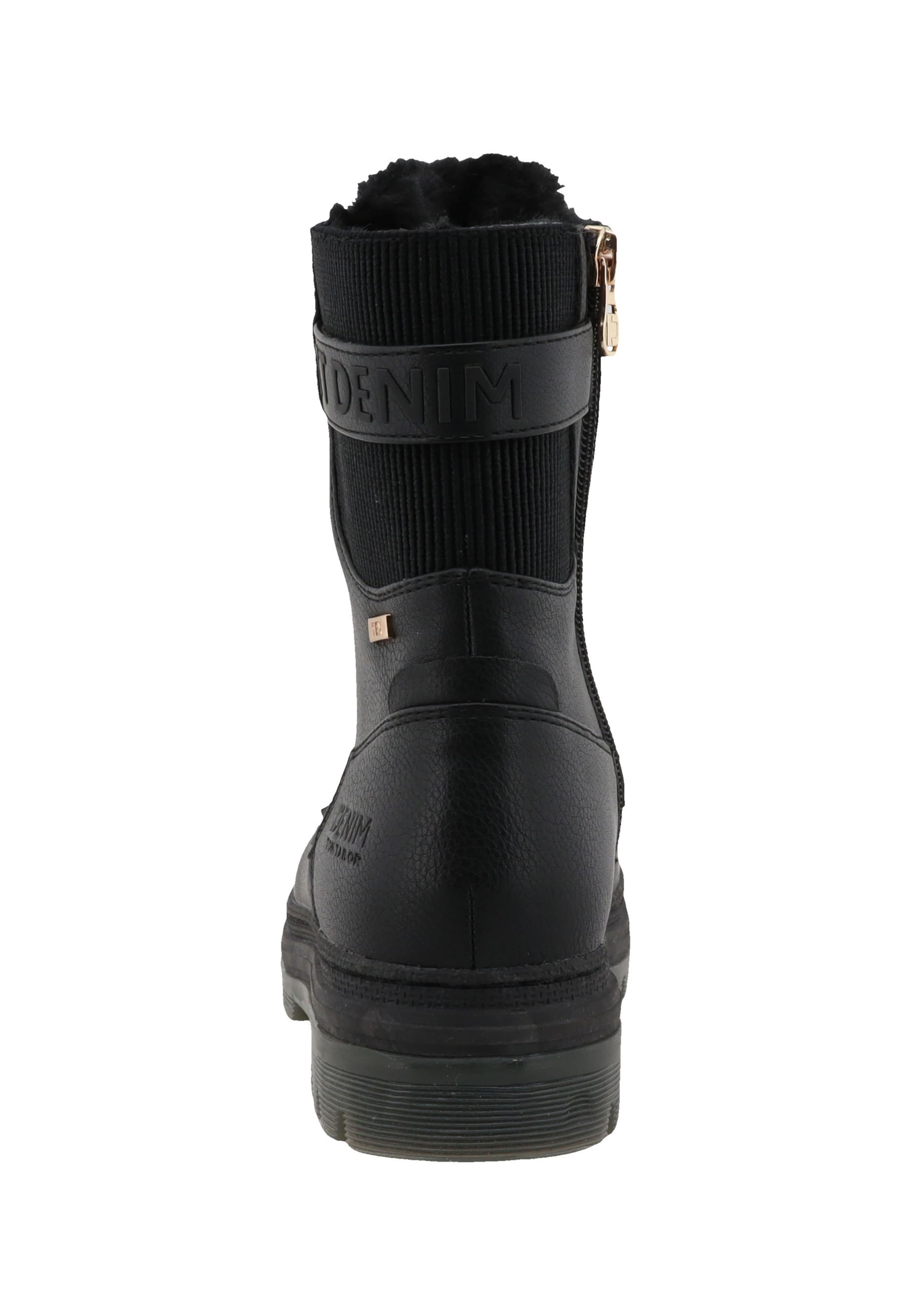 Stivaletto stringato di TOM TAILOR in nero