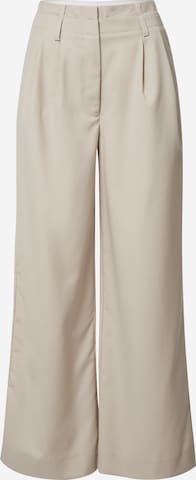 LeGer Premium Plissert bukse 'Hester' i beige: forside