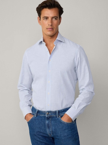 Hackett London Regular Fit Hemd in Blau: Vorderseite