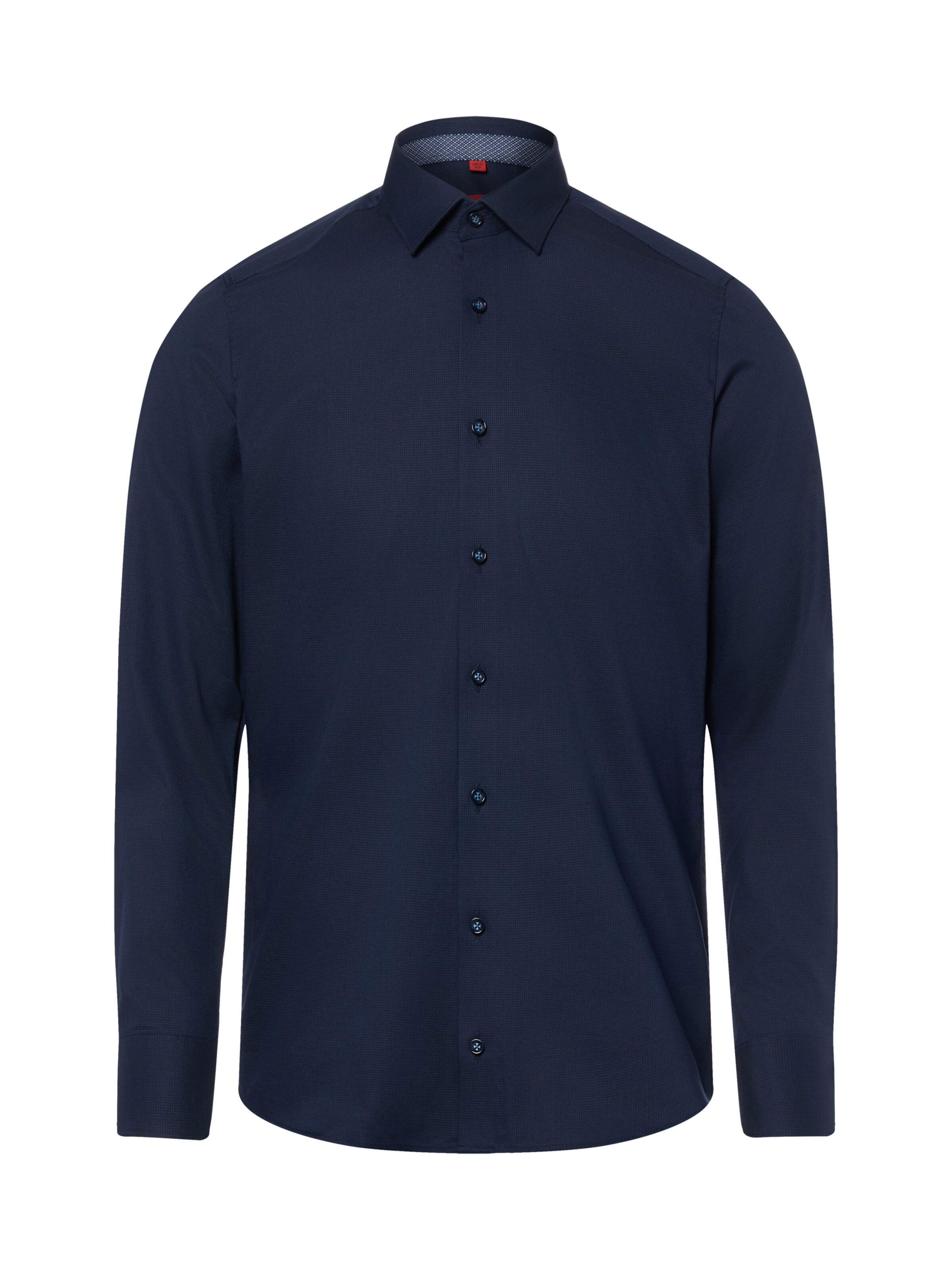 Finshley & Harding Slim fit Button Up Shirt in Blue: front
