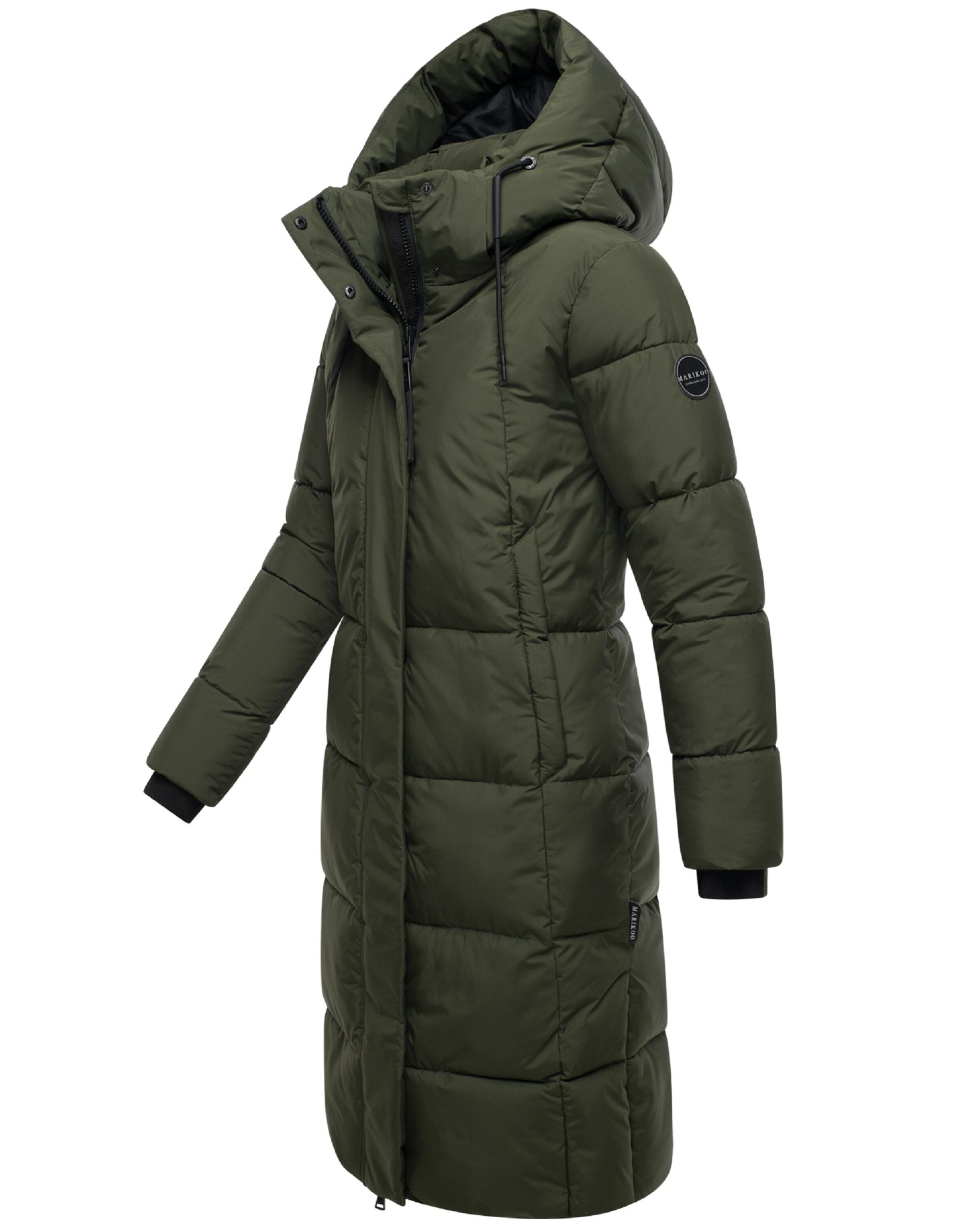 MARIKOO Winter coat 'Chumanii XVI' in Green