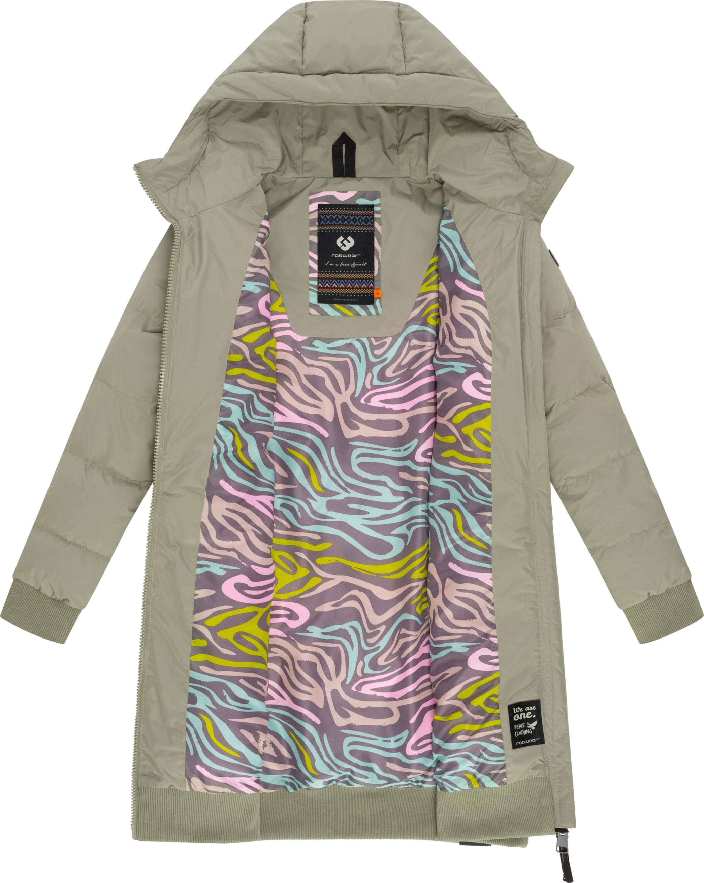 Manteau fonctionnel 'Briosh' Ragwear en vert