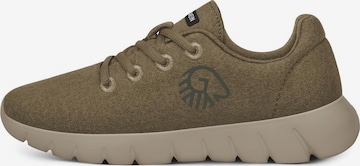 Baskets basses GIESSWEIN en vert : devant