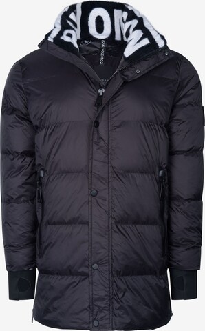 Ron Tomson Winter Jacket in Black: front