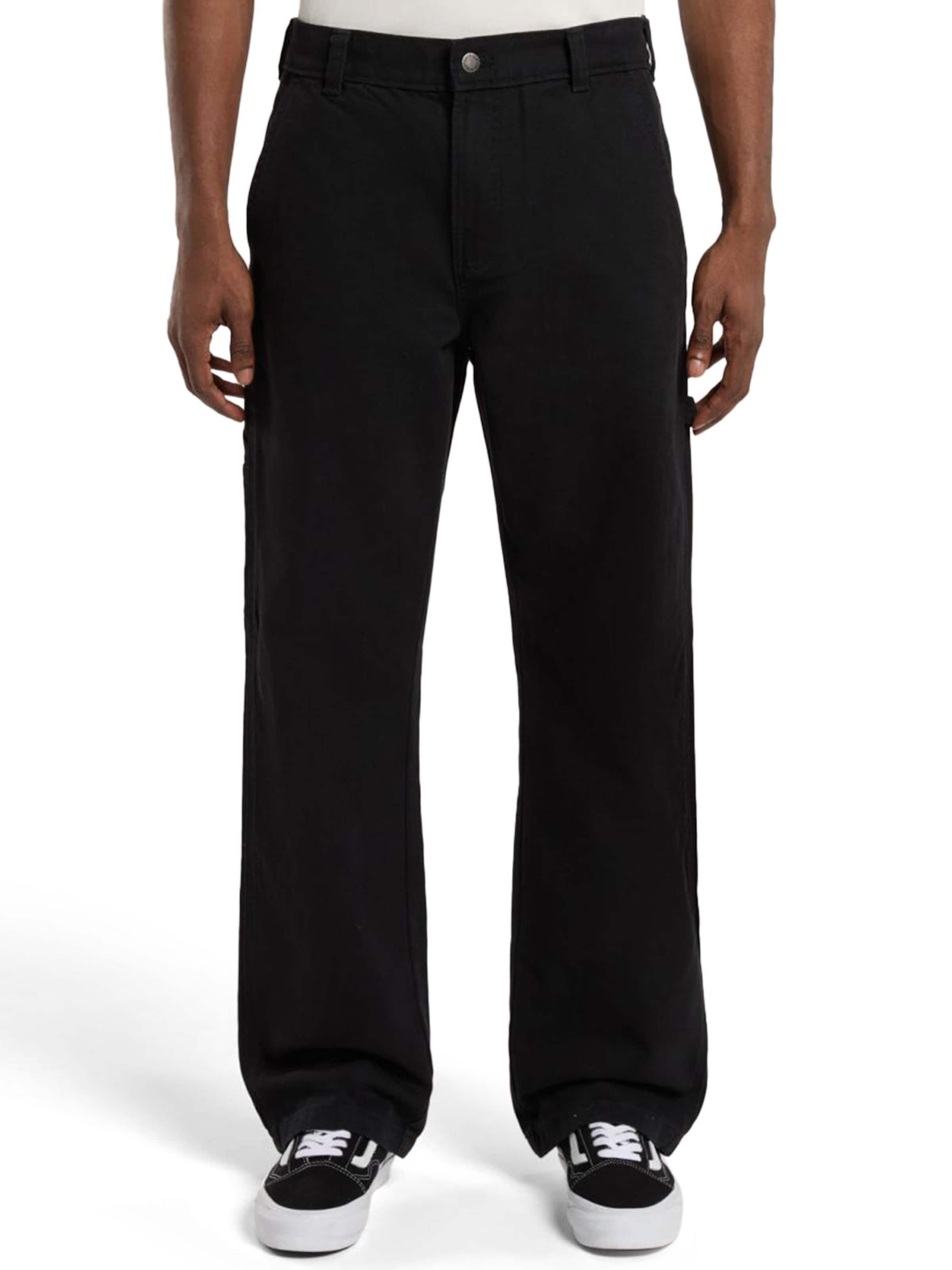 DICKIES Regular Broek 'CARPENTER' in Zwart