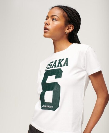 Superdry Shirt 'Osaka' in Wit: voorkant