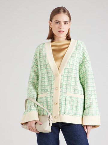 YAS - Cárdigan en verde: frente