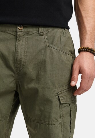 Regular Pantalon cargo 'Dreier' INDICODE JEANS en vert