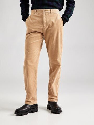 regular Pantaloni chino di GANT in verde: frontale