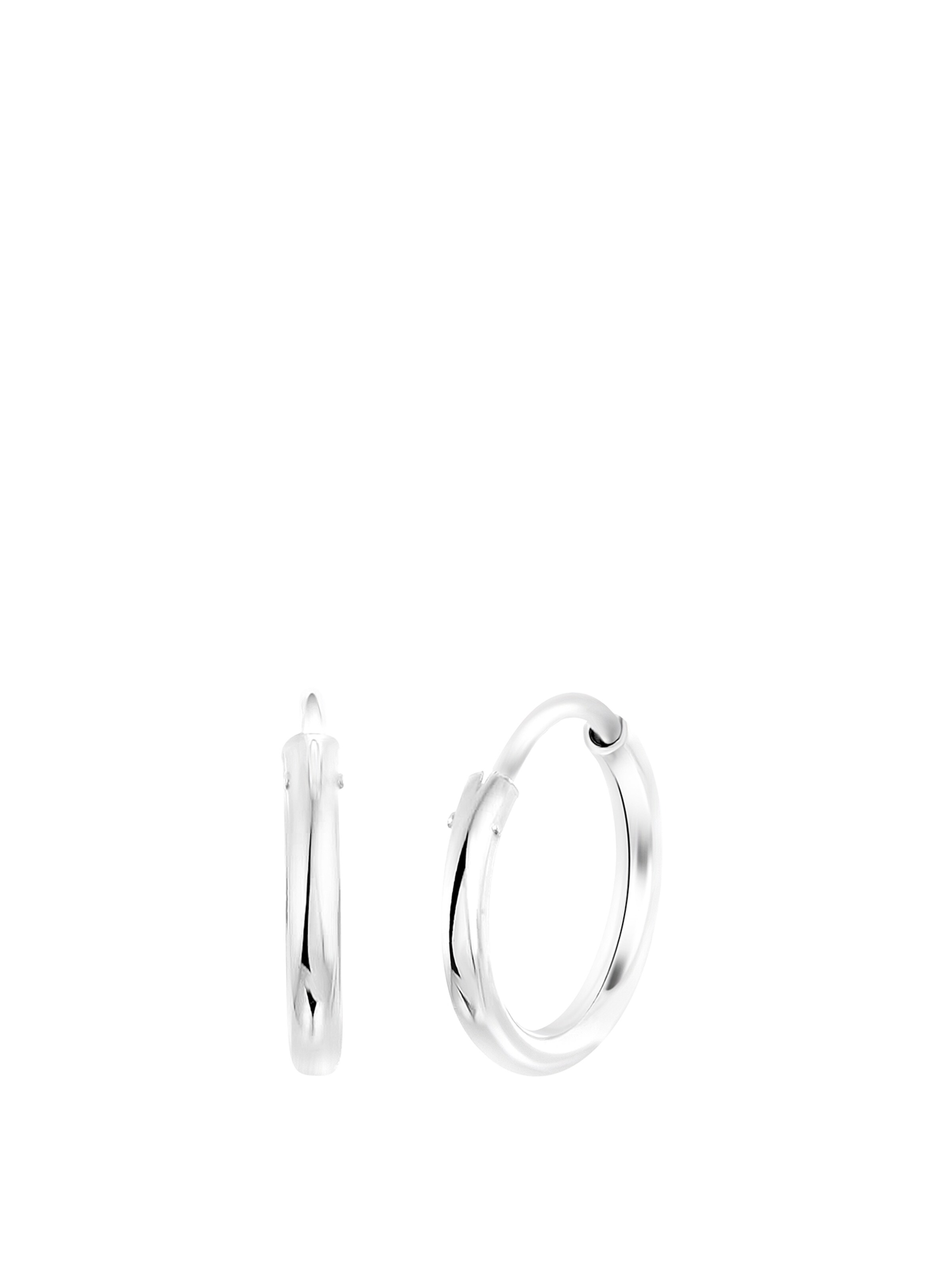 Lucardi Oorbellen in Zilver: voorkant