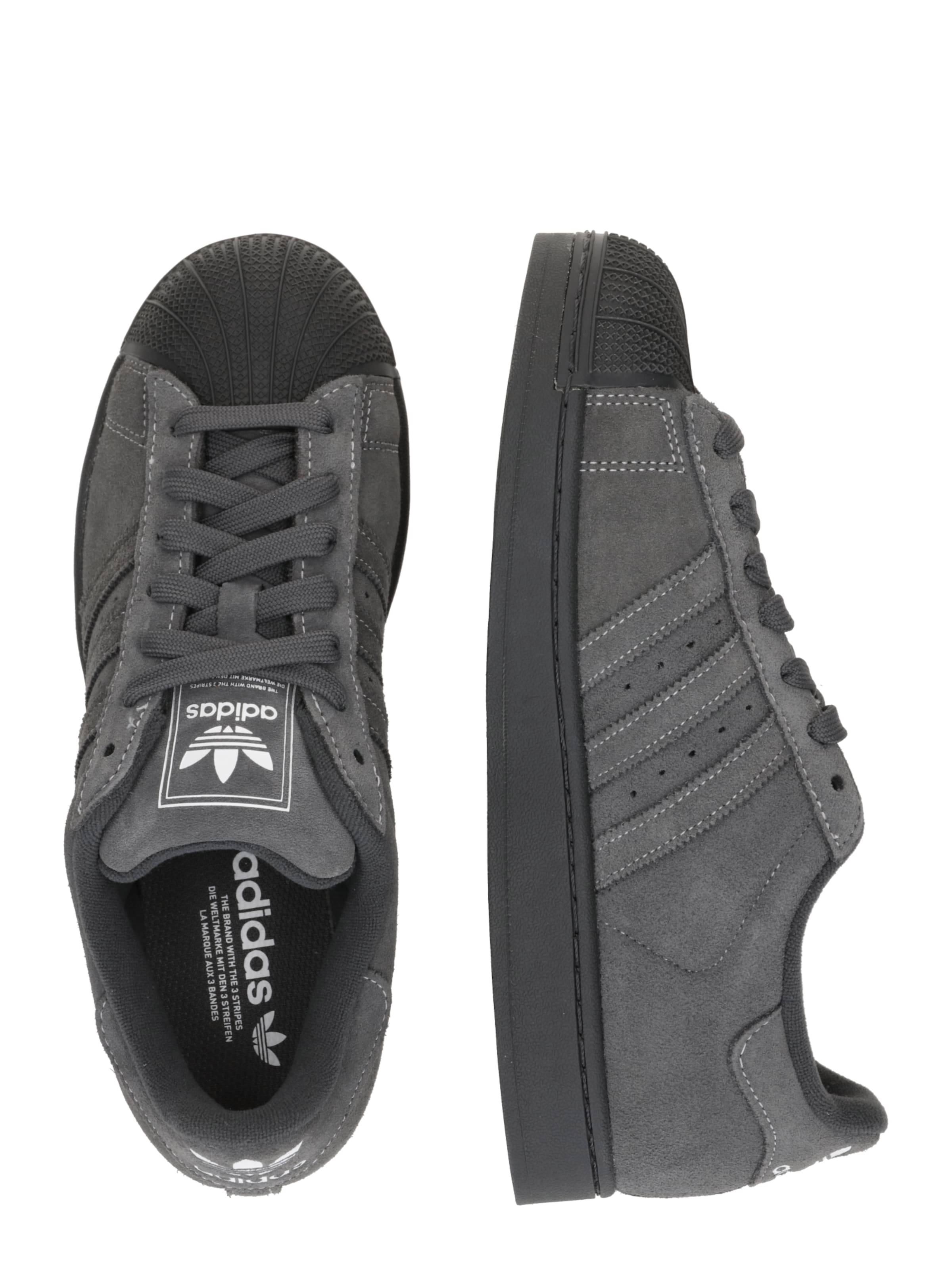 Sneaker low 'Superstar II' de la ADIDAS ORIGINALS pe gri