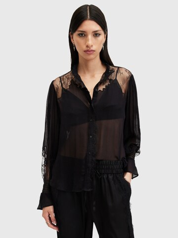 AllSaints Bluse 'RORY' in Schwarz: Vorderseite