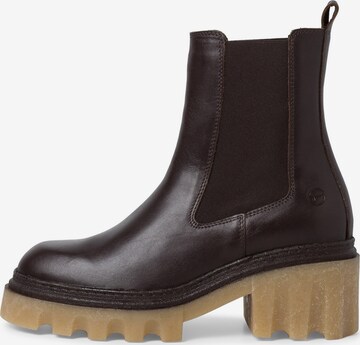 TAMARIS Chelsea boots i brun