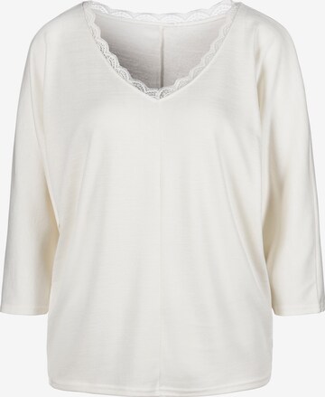 LASCANA Shirt in White: front