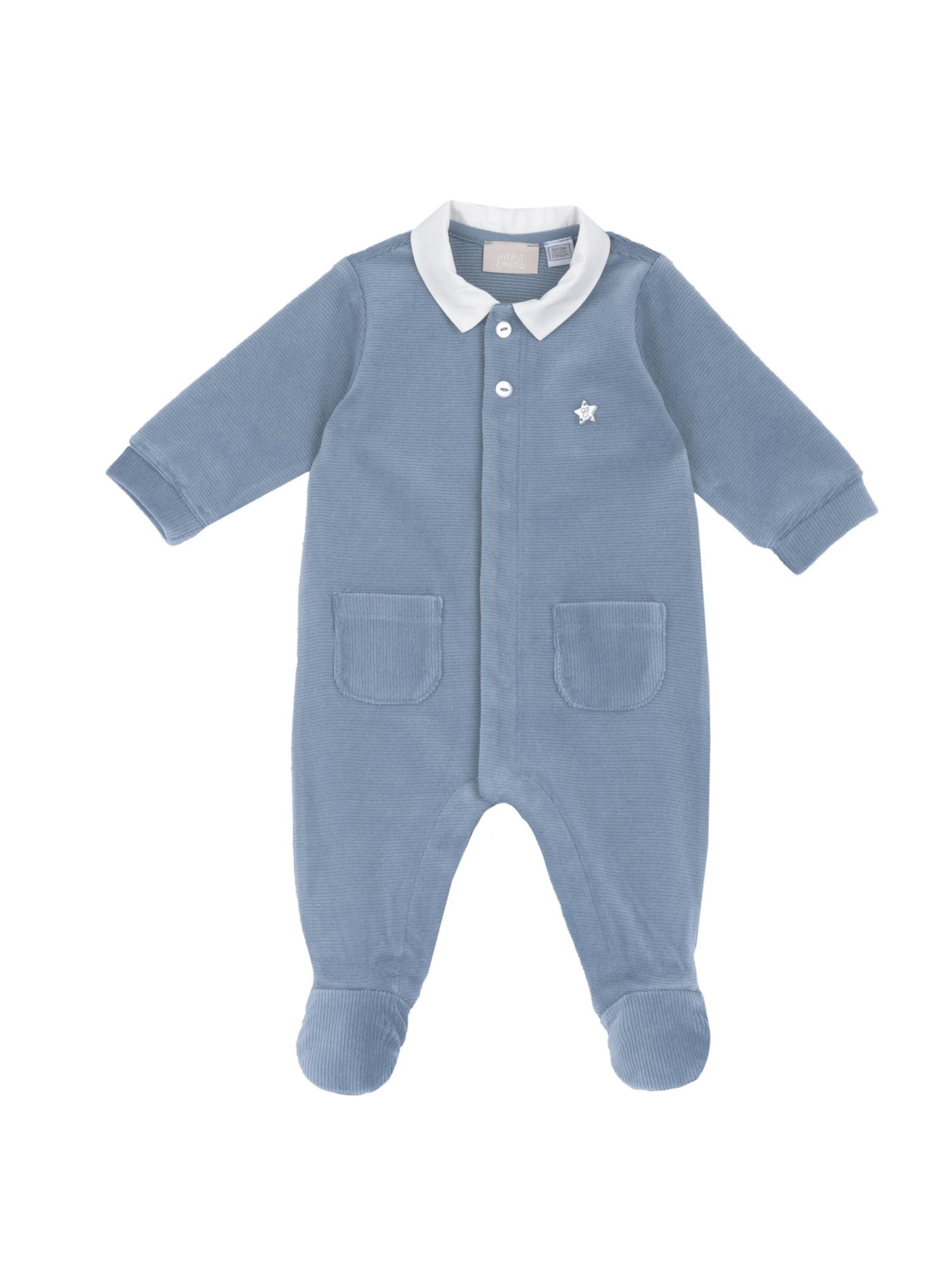 Chicco Φορμάκι/κορμάκι σε μπλε: μπροστά