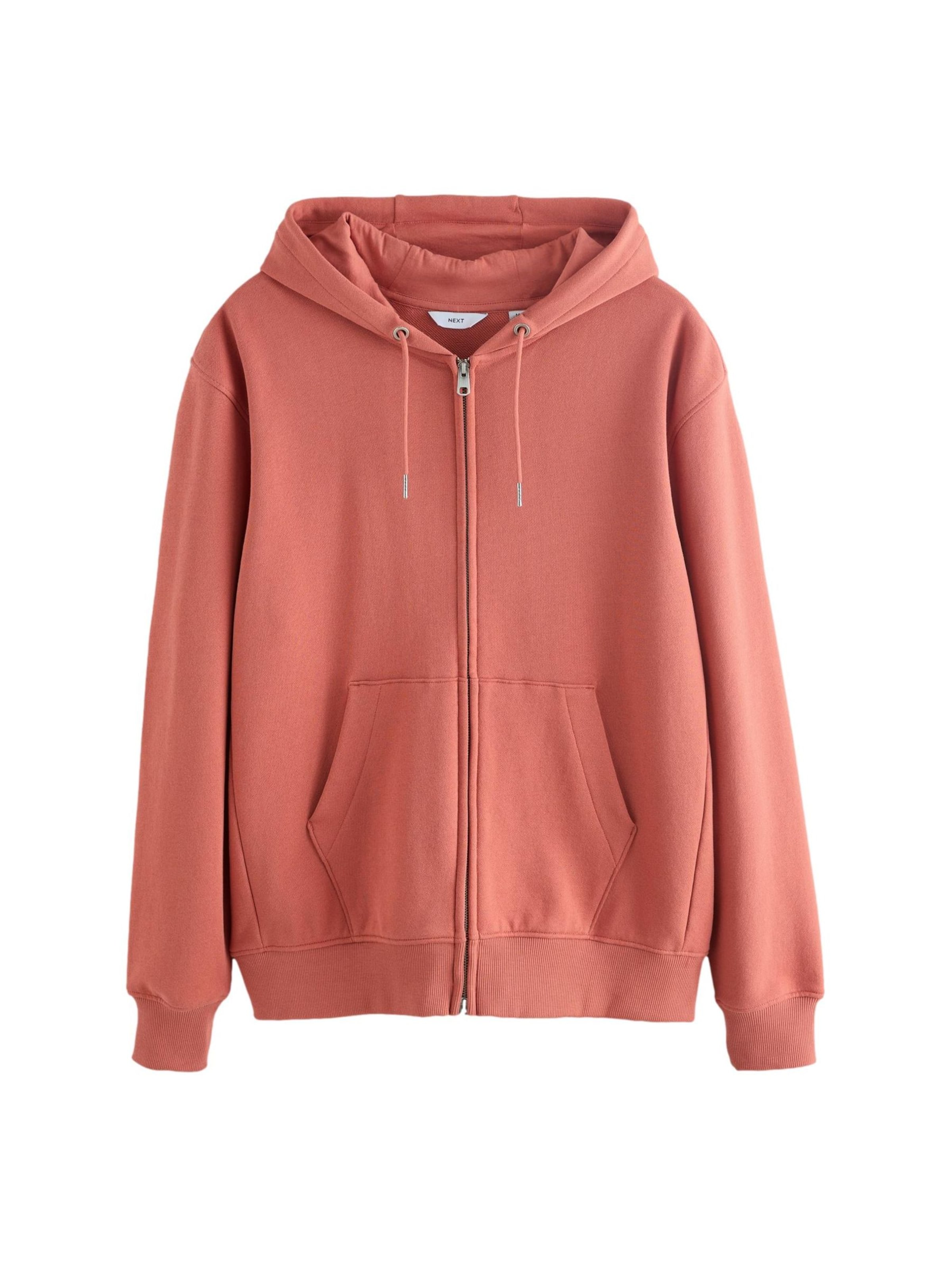 Next Sweatjacke in Orange: Vorderseite