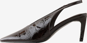 Next - Sapatos abertos atrás 'Forever Comfort' em castanho: frente